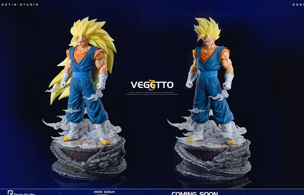 1/6 & 1/4 Scale Super Saiyan 3 Vegito - Dragon Ball Resin Statue - Deyin-Studios
