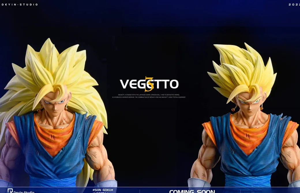 1/6 & 1/4 Scale Super Saiyan 3 Vegito - Dragon Ball Resin Statue - Deyin-Studios