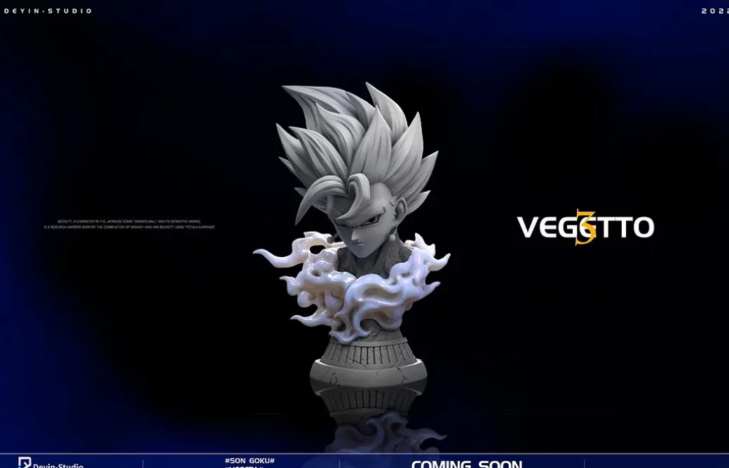 1/6 & 1/4 Scale Super Saiyan 3 Vegito - Dragon Ball Resin Statue - Deyin-Studios