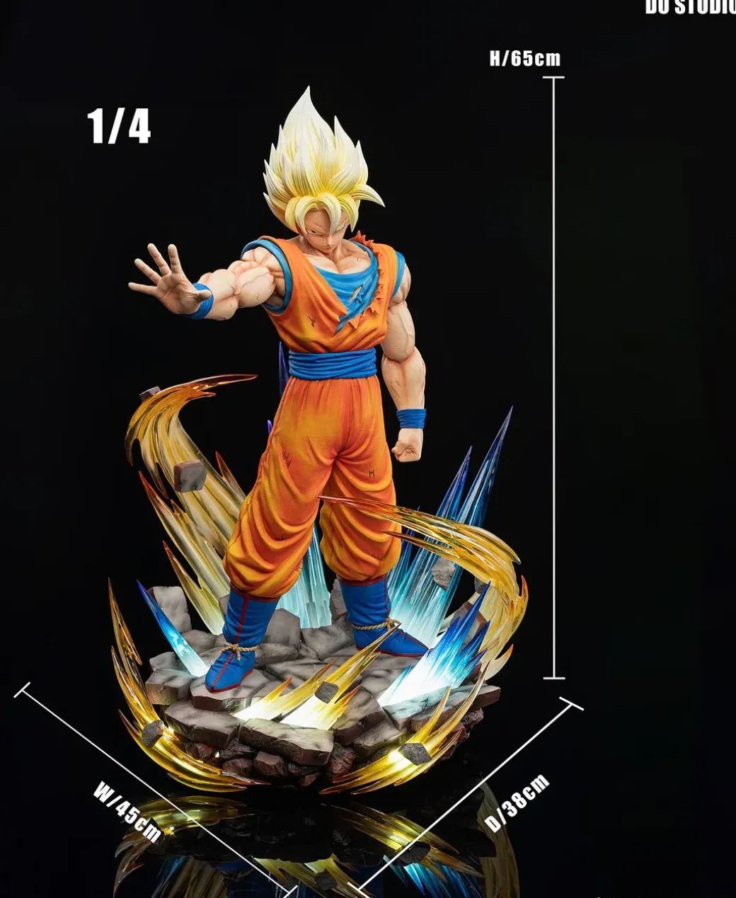 1/6 & 1/4 Scale Super Saiyan 1 with LED - Dragon Ball Resin Statue - Du-Studio