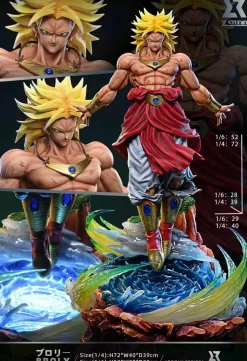 1/6 & 1/4 Scale Super Saiyan Broly with LED - Dragon Ball Resin Statue - Z Studio