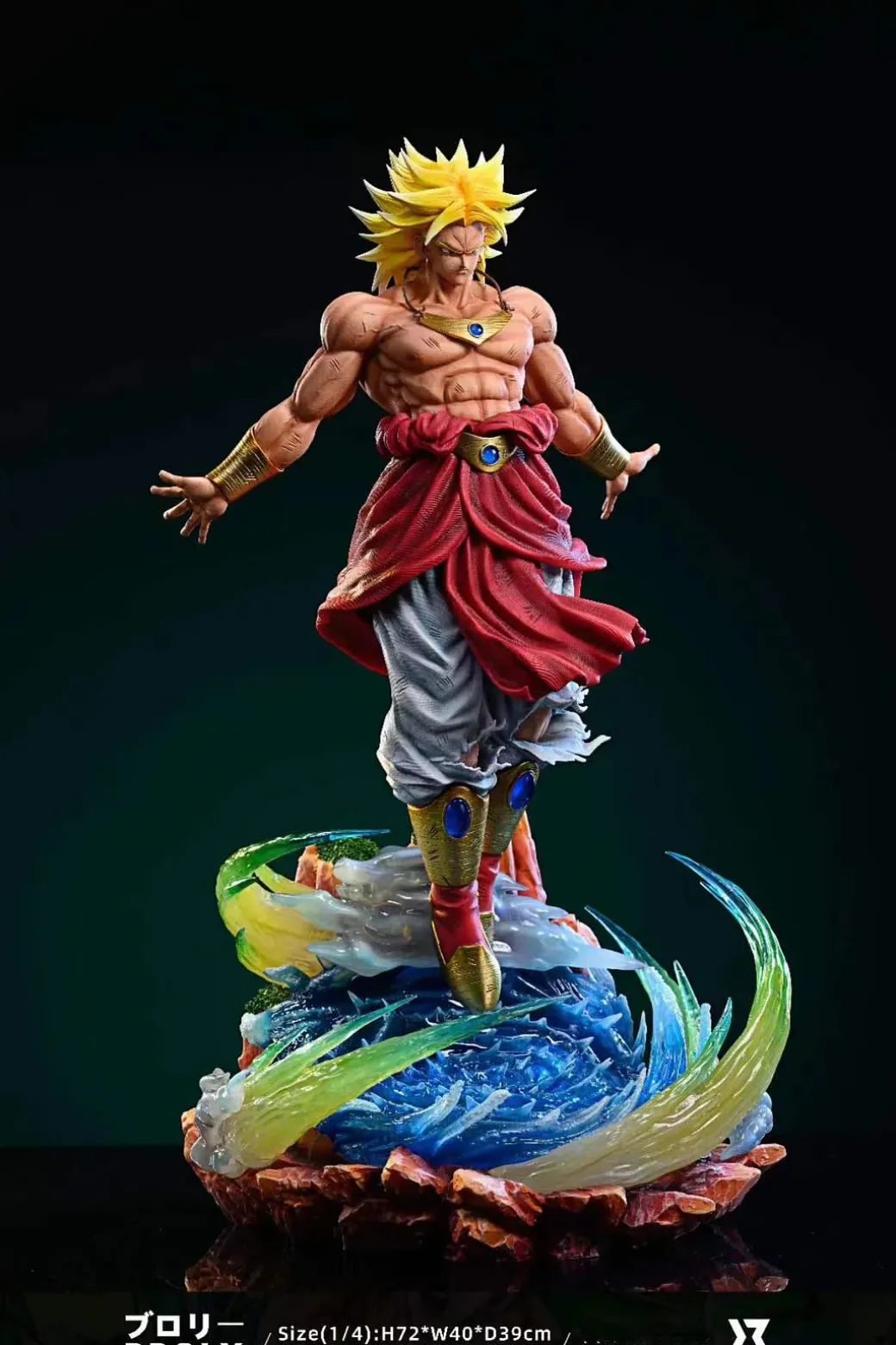 1/6 & 1/4 Scale Super Saiyan Broly with LED - Dragon Ball Resin Statue - Z Studio