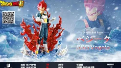 1/4 & 1/6 Scale Super Saiyan God Vegeta - Dragon Ball Resin Statue - Wonder Art Studios
