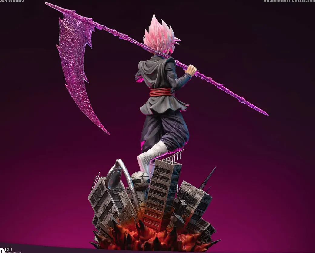 1/6 & 1/4 Scale Super Saiyan Rosé with LED - Dragon Ball Resin Statue - Du-Studio