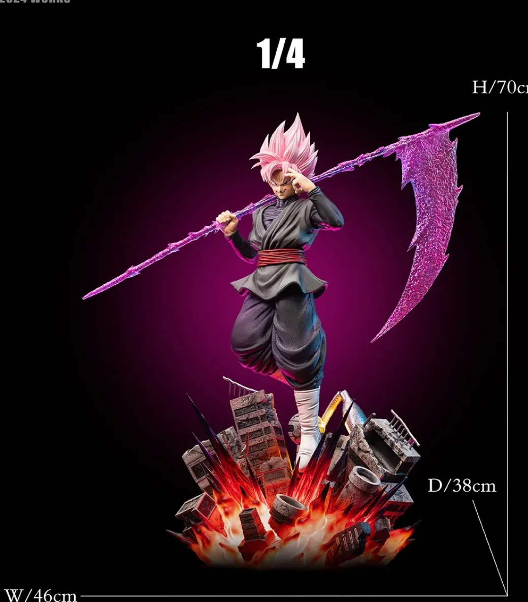 1/6 & 1/4 Scale Super Saiyan Rosé with LED - Dragon Ball Resin Statue - Du-Studio