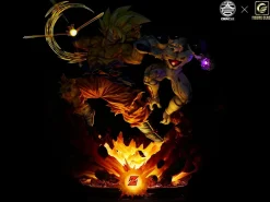 1/6 & 1/4 Scale Super Saiyan Son Goku vs Frieza with LED - Dragon Ball Resin Statue - FC Studios