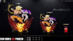 1/6 & 1/4 Scale Super Saiyan Son Goku vs Frieza with LED - Dragon Ball Resin Statue - FC Studios