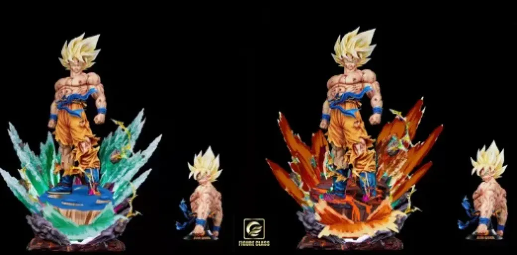 1/4 & 1/6 Scale Super Saiyan Son Goku - Dragon Ball Resin Statue - FC Studios