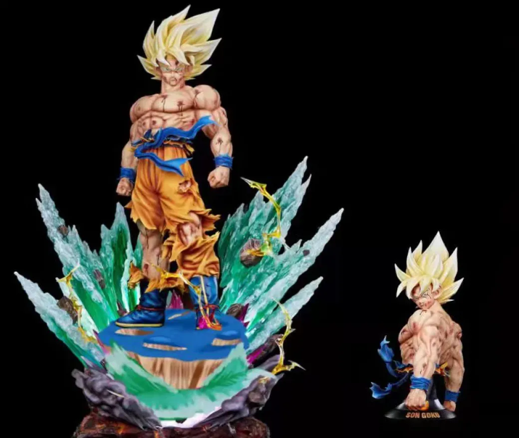 1/4 & 1/6 Scale Super Saiyan Son Goku - Dragon Ball Resin Statue - FC Studios