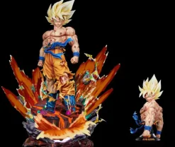 1/4 & 1/6 Scale Super Saiyan Son Goku - Dragon Ball Resin Statue - FC Studios