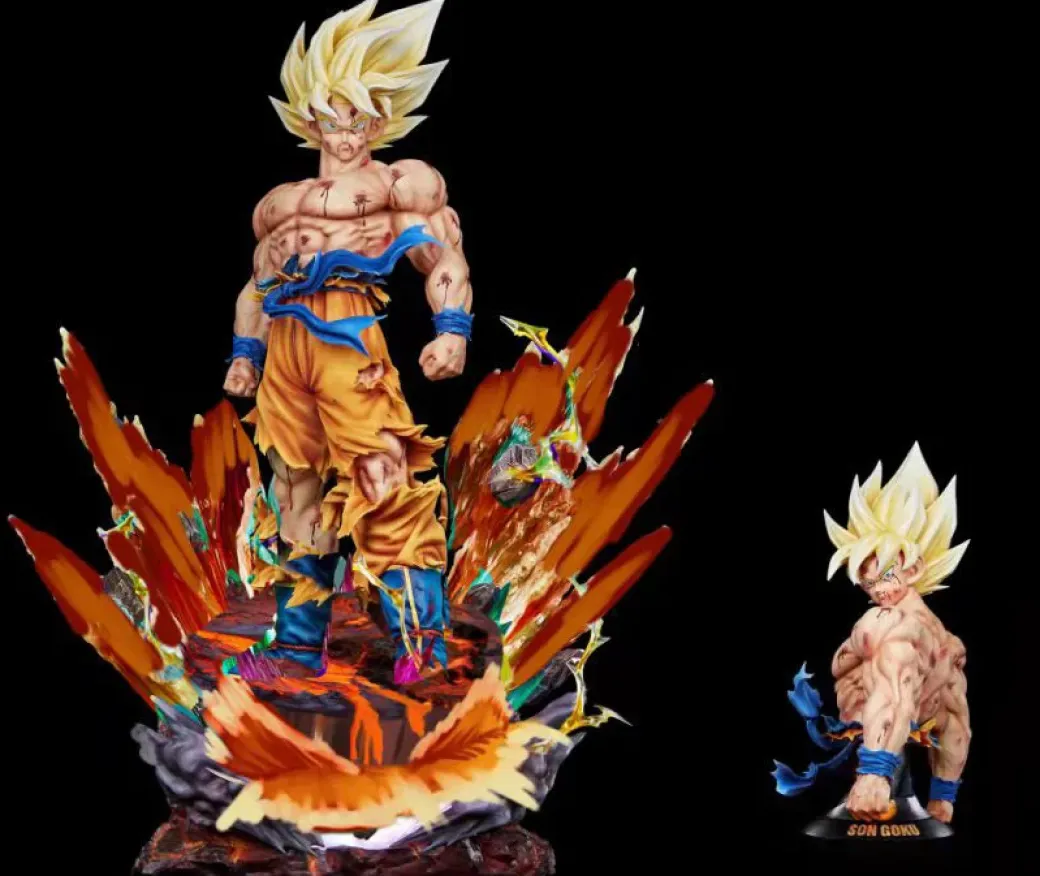 1/4 & 1/6 Scale Super Saiyan Son Goku - Dragon Ball Resin Statue - FC Studios