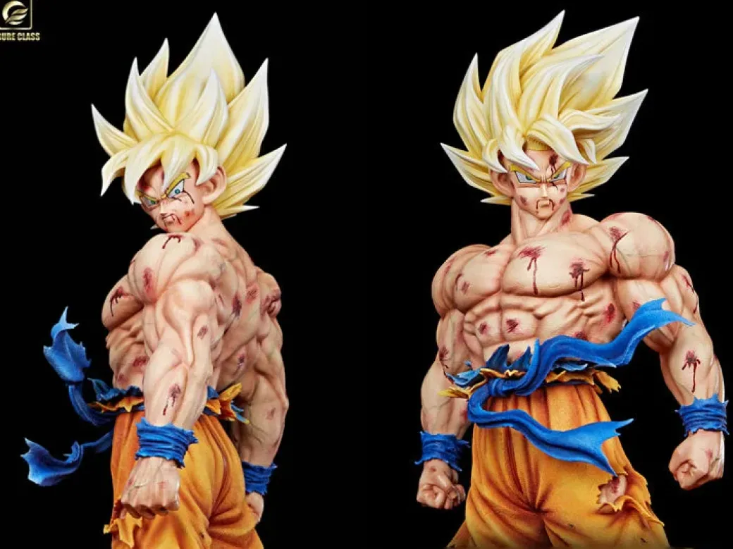 1/4 & 1/6 Scale Super Saiyan Son Goku - Dragon Ball Resin Statue - FC Studios