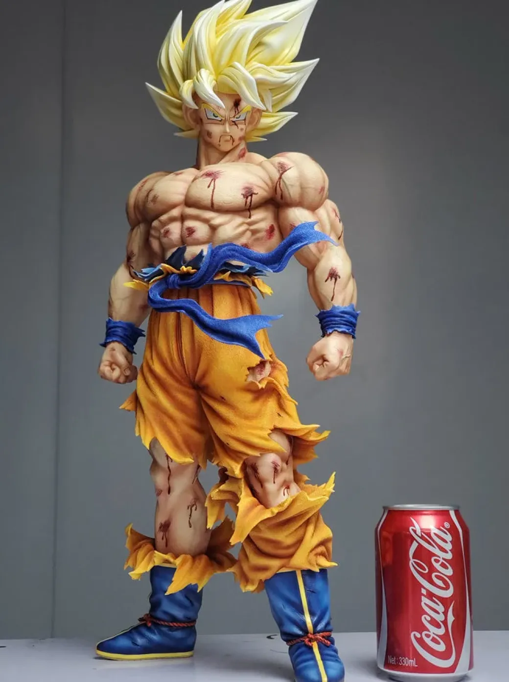 1/4 & 1/6 Scale Super Saiyan Son Goku - Dragon Ball Resin Statue - FC Studios