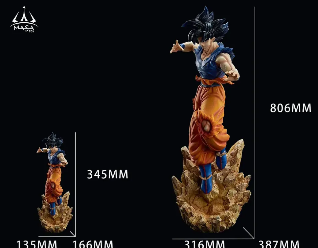 1/7 & 1/3 Scale Ultra Instinct Son Goku - Dragon Ball Resin Statue - MASA TOY