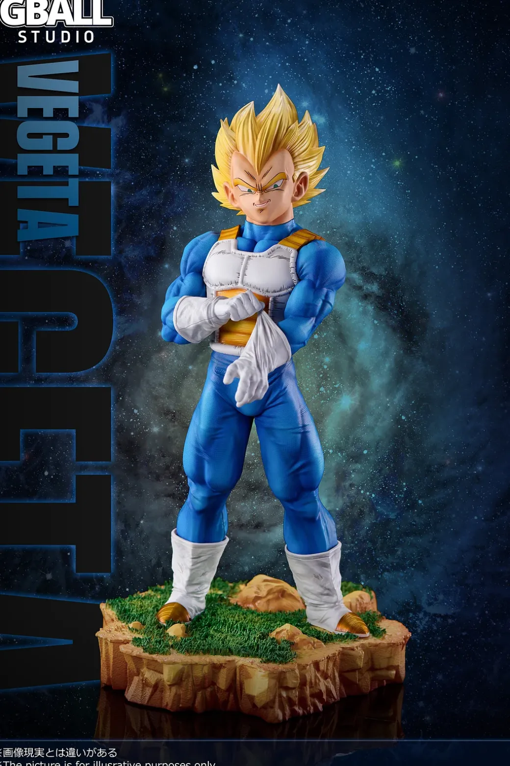 1/6 & 1/4 Scale Vegeta - Dragon Ball Resin Statue - GBALL Studio