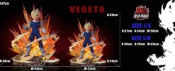 1/6 & 1/4 Scale Vegeta with LED - Dragon Ball Resin Statue - Kylin Studio