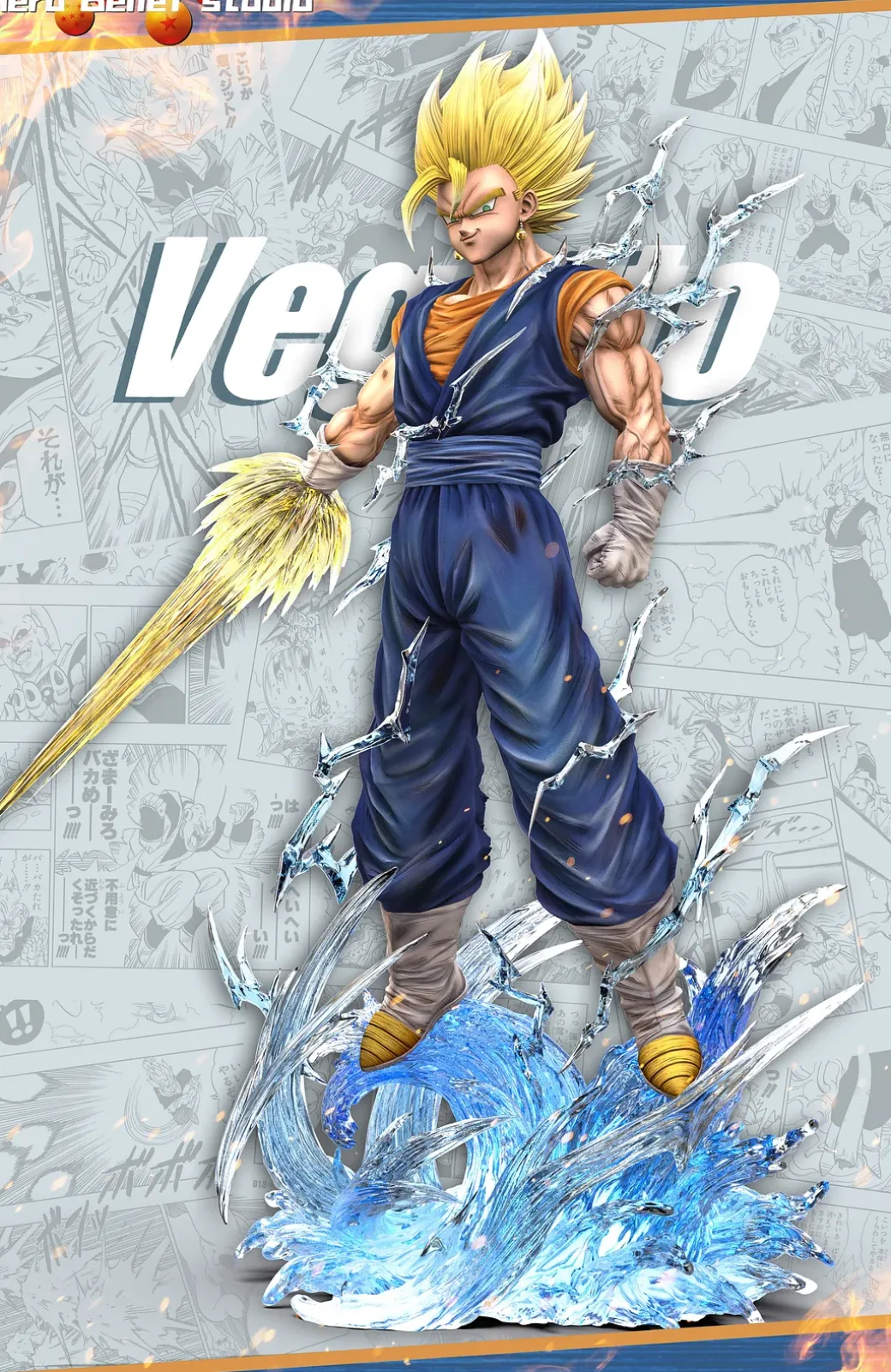 1/6 & 1/4 Scale Vegetto - Dragon Ball Resin Statue - Hero Belief Studios