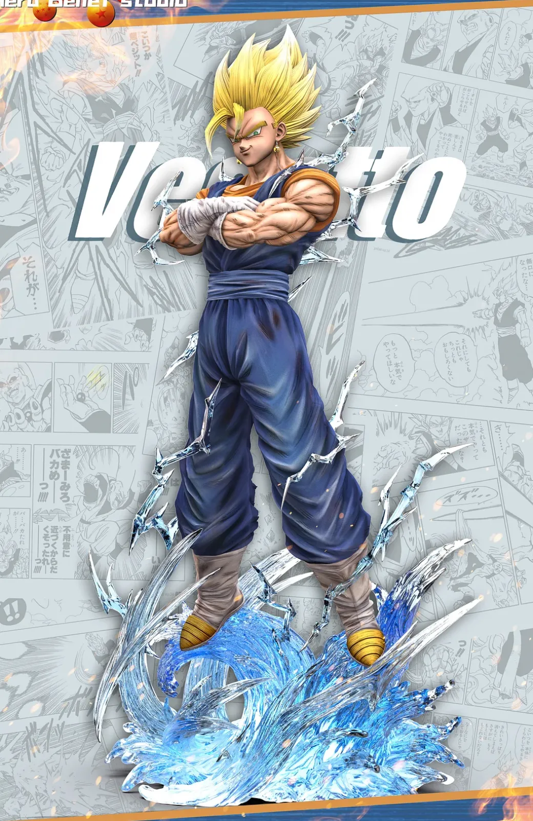 1/6 & 1/4 Scale Vegetto - Dragon Ball Resin Statue - Hero Belief Studios