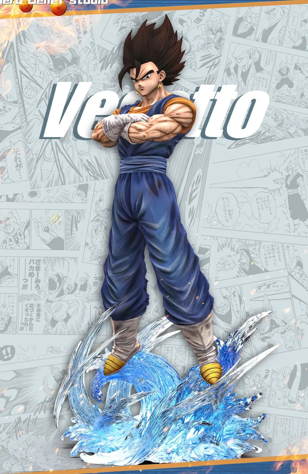 1/6 & 1/4 Scale Vegetto - Dragon Ball Resin Statue - Hero Belief Studios
