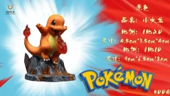 1/20 & 1/10 Scale World Zukan Bulbasaur & Charmander & Squirtle - Pokemon Resin Statue - Verve Studio