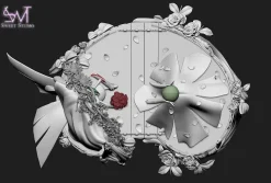 1/40 & 1/20 Scale World Zukan Couple Series 001 Mega Gardevoir & Mega Gallade's Wedding - Pokemon Resin Statue - Sweet Studio