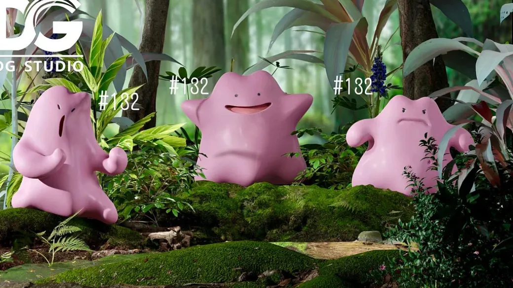 1/20 & 1/10 Scale World Zukan Ditto - Pokemon Resin Statue - DG Studio