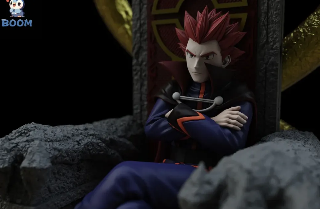 1/20 & 1/8 Scale World Zukan Elite Four Series Lance - Pokemon Resin Statue - Boom Studios