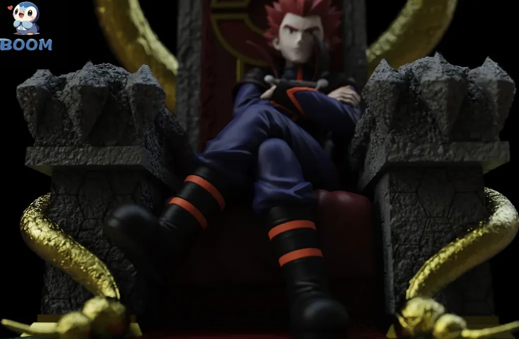 1/20 & 1/8 Scale World Zukan Elite Four Series Lance - Pokemon Resin Statue - Boom Studios