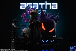 1/20 & 1/8 Scale World Zukan Ghost Type Agatha & Gengar - Pokemon Resin Statue - MG Studios