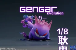 1/20 & 1/8 Scale World Zukan Ghost Type Agatha & Gengar - Pokemon Resin Statue - MG Studios