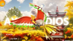 1/20 & 1/40 Scale World Zukan Ho-Oh - Pokemon Resin Statue - AYS Studios