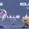 1/20 & 1/8 Scale World Zukan Lillie & Evolution of Solgaleo Set & Evolution of Lunala Set - Pokemon Resin Statue - POKE HOUSE Studio