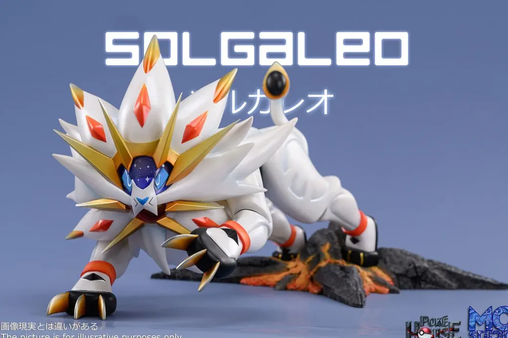 1/20 & 1/8 Scale World Zukan Lillie & Evolution of Solgaleo Set & Evolution of Lunala Set - Pokemon Resin Statue - POKE HOUSE Studio