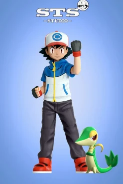 1/20 & 1/8 Scale World Zukan Main Characters of Pokemon TV Unova Team - Pokemon Statue - STS Studio