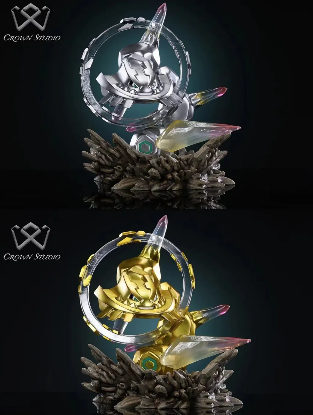 1/40 & 1/20 Scale World Zukan Mega Steelix - Pokemon Resin Statue - Crown-Studio