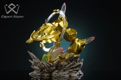1/40 & 1/20 Scale World Zukan Mega Steelix - Pokemon Resin Statue - Crown-Studio