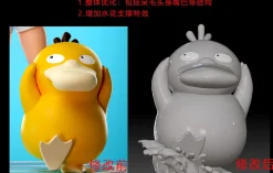 1/20 & 1/8 Scale World Zukan Misty & Psyduck - Pokemon Resin Statue - STS Studio