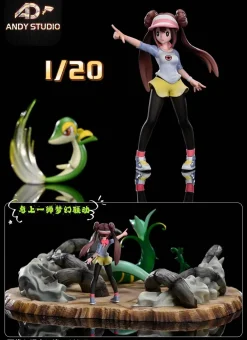 1/20 & 1/8 Scale World Zukan Rosa - Pokemon Resin Statue - Andy Studio