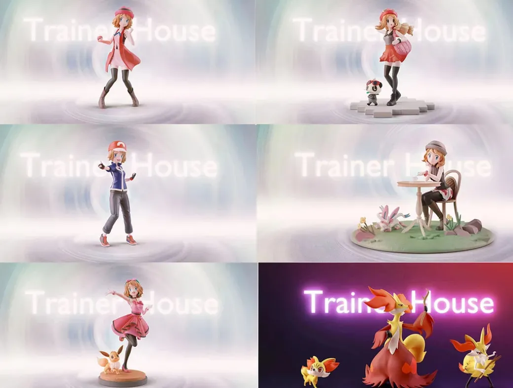 1/20 & 1/8 Scale World Zukan Serena - Pokemon Statue - Trainer House Studios