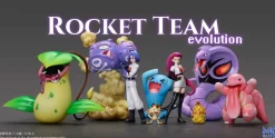 1/20 & 1/8 Scale World Zukan Team Rocket & Pokemons - Pokemon Resin Statue - MG Studios