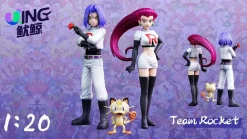1/20 & 1/8 Scale World Zukan TV Series 006 Team Rocket & 007 Irida - Pokemon Statue - UING Studios