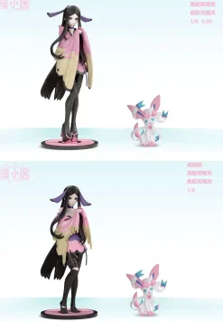 1/20 & 1/8 Scale World Zukan Valerie & Sylveon - Pokemon Resin Statue - MXJ Studio