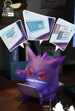 1/20 & 1/10 Scale World Zukan Worker Gengar with LED - Pokemon Statue - MINI Studio