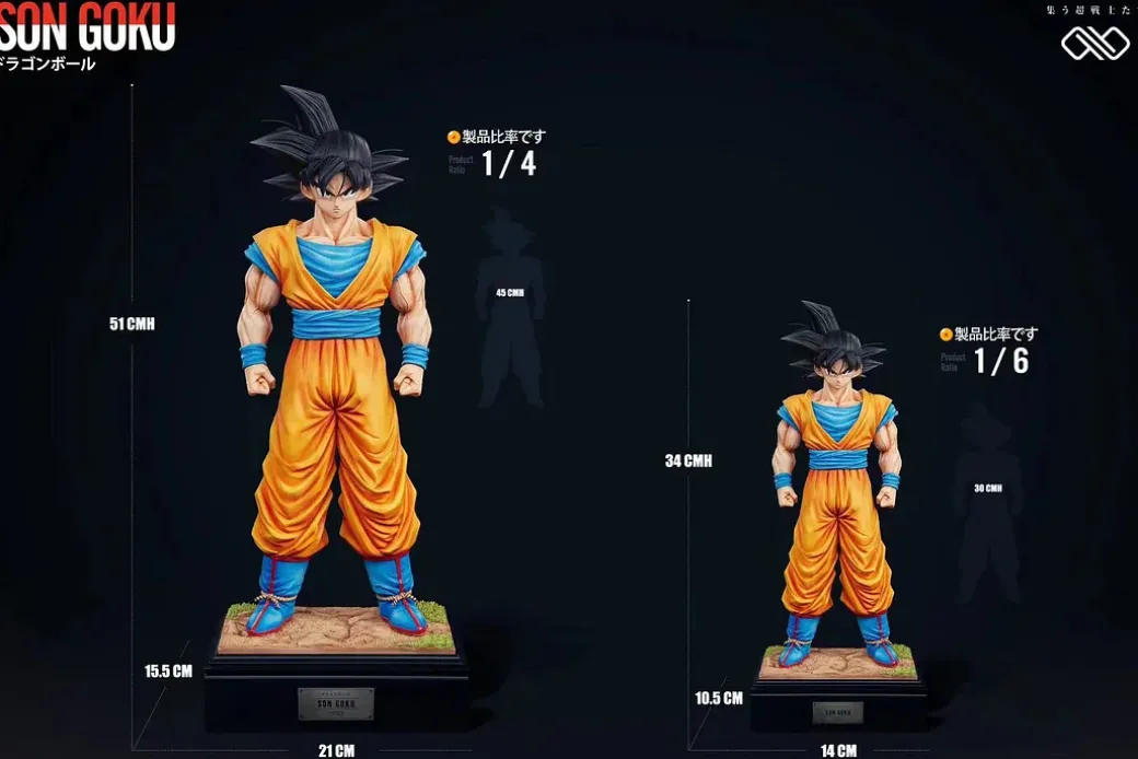 1/6 & 1/4 Scale Z-Fighters Series Son Goku - Dragon Ball Resin Statue - Unlimited Studios