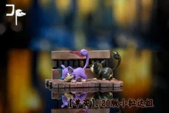 1/20 & GK Scale World Zukan Evolution of Raticate & Rattata Set - Pokemon Resin Statue - JP Studio