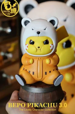1/1 & Mini Scale Angry Bepo Cosplay Pikachu 3.0 - Pokemon ONE PIECE Resin Statue - TOFFEE Studios