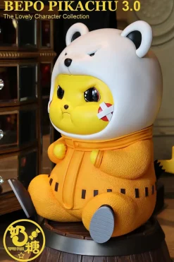 1/1 & Mini Scale Angry Bepo Cosplay Pikachu 3.0 - Pokemon ONE PIECE Resin Statue - TOFFEE Studios