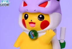 1:1 Mega Blastoise Cosplay Pikachu - Pokemon Resin Statue - PL Studios