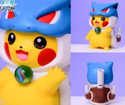 1:1 Mega Blastoise Cosplay Pikachu - Pokemon Resin Statue - PL Studios