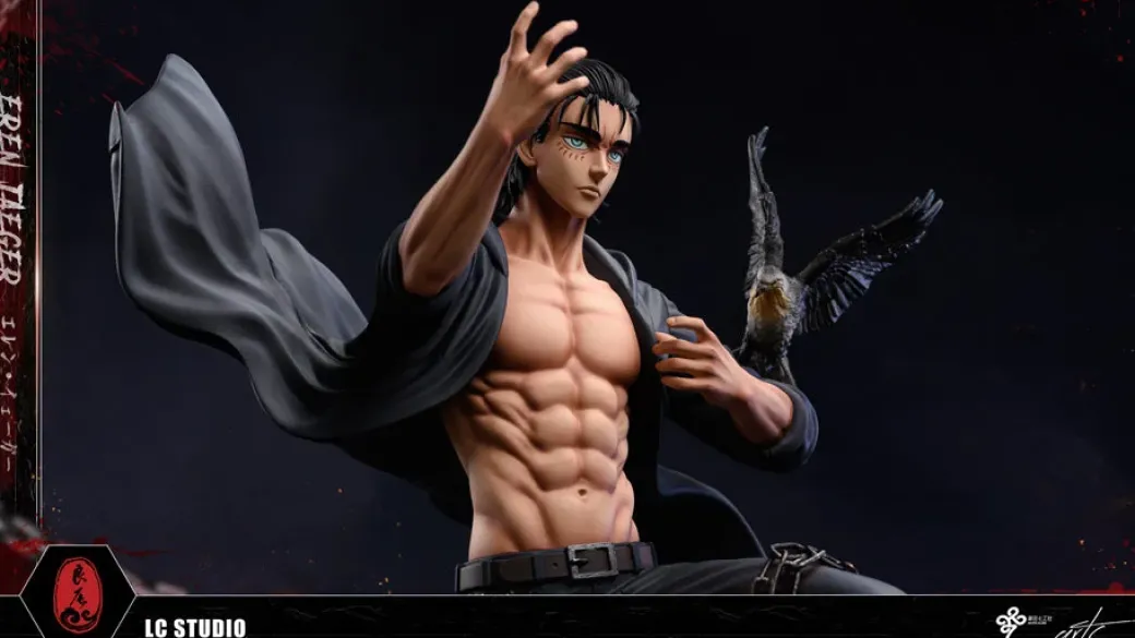 1/6 Scale 19 Year Old Eren Yeager using Rumbling - Attack On Titan Resin Statue - LC-Studios
